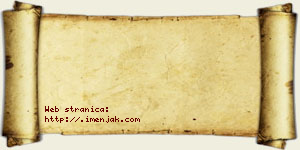 Negovanka Đaković vizit kartica